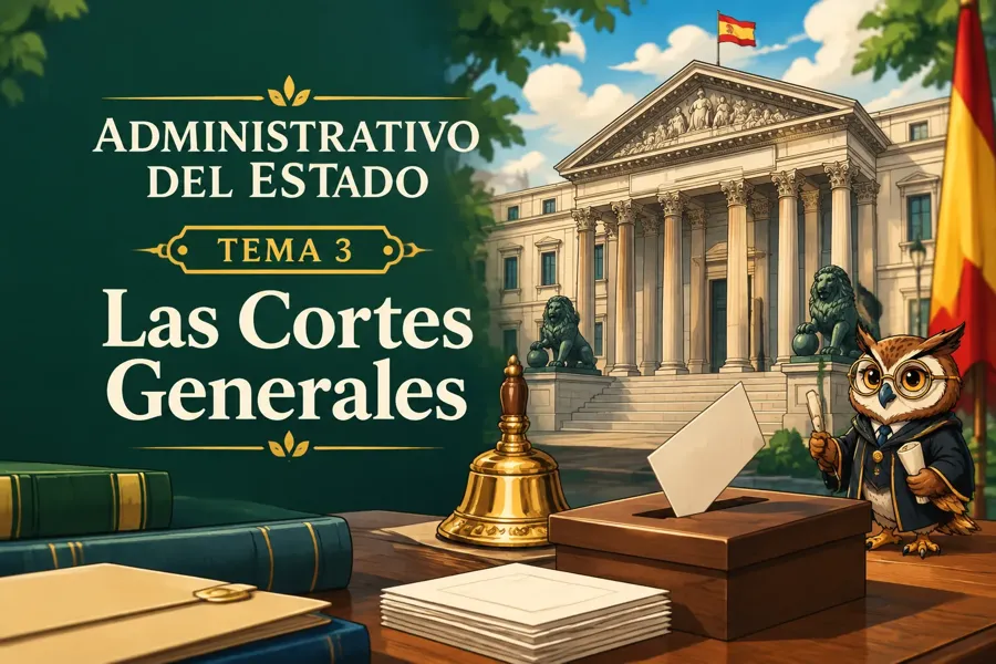 Portada del tema Las Cortes Generales, con Lexi